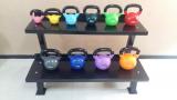 Vinyl dipping kettlebell 2-20- Kg+Rack